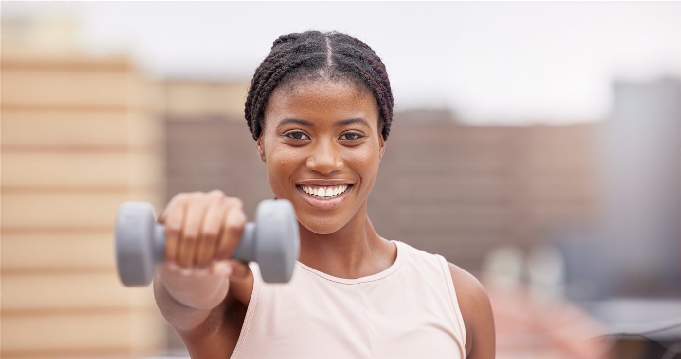 Person strength training