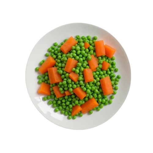 Peas and carrots