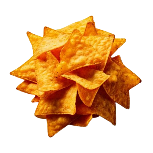 salted nacho chips
